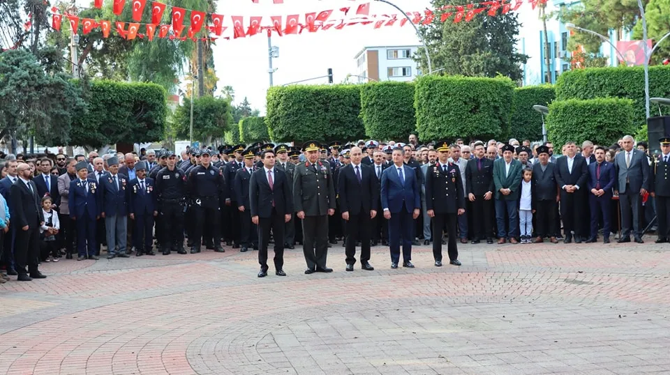 ATATÜRK, EBEDİYETE İNTİKALİNİN 86. YILDÖNÜMÜN DE SAYGI VE MİNNETLE ANILDI