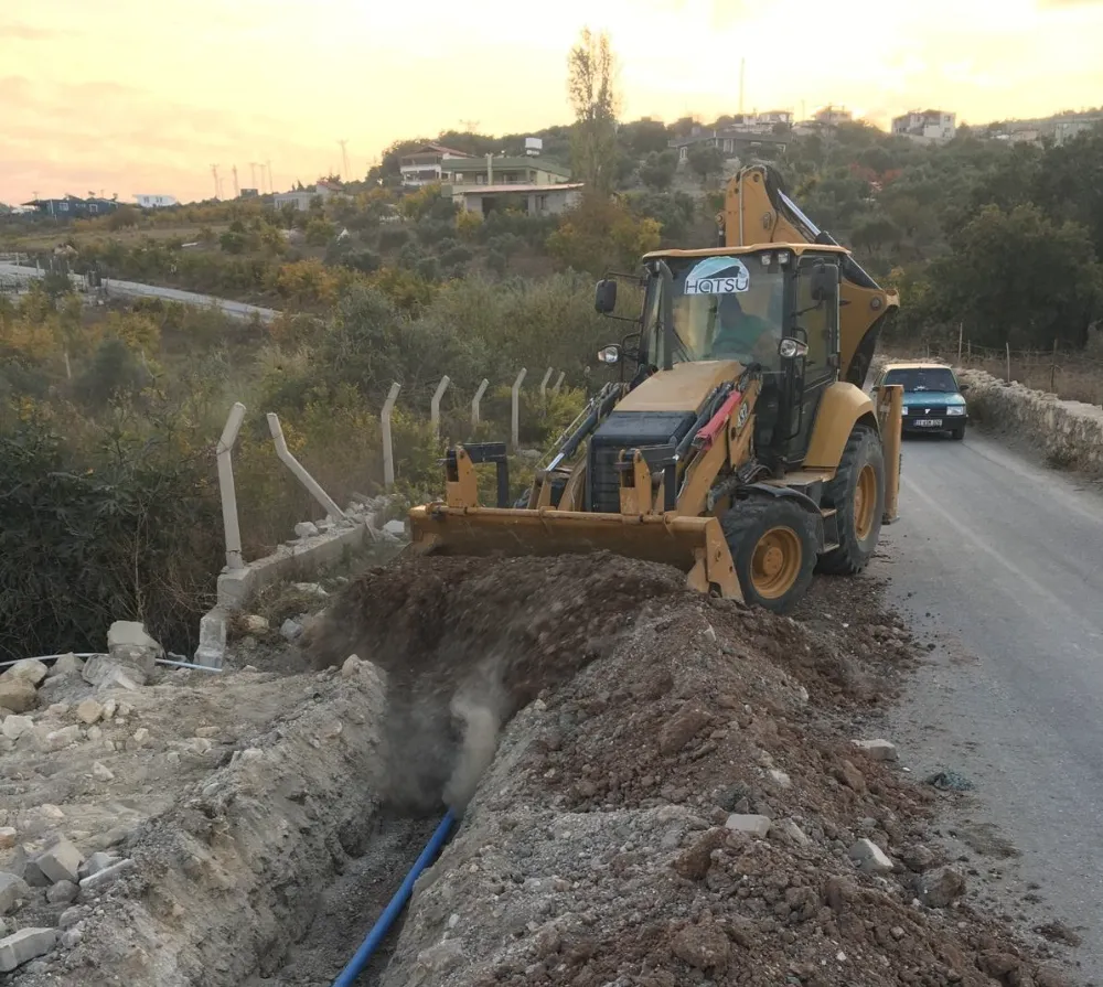 YAYLADAĞI GÖRENTAŞ’TA İÇME SUYU ALTYAPISI İNŞA EDİLİYOR