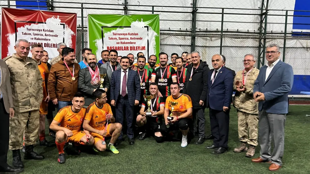 BELEN KURUMLAR ARASI FUTBOL TURNUVASI DOSTLUK VE SPOR RUHUYLA TAMAMLANDI