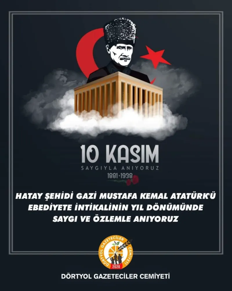 HATAY ŞEHİDİ GAZİ MAREŞAL MUSTAFA KEMAL ATATÜRK