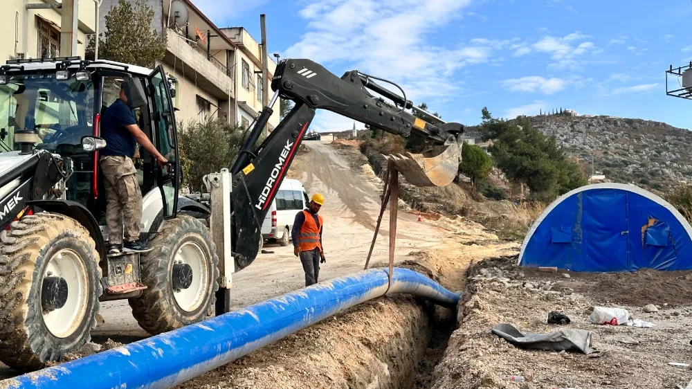 148 BİN 894 METRE YENİ ALTYAPI YAPILDI