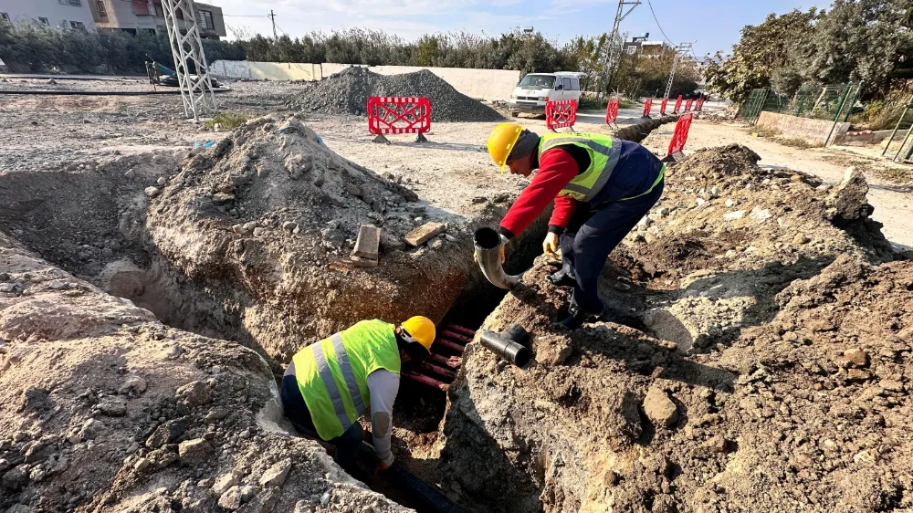 SAMANDAĞ’DAKİ DEV İÇME SUYU İNŞAATI TÜM HIZIYLA DEVAM EDİYOR