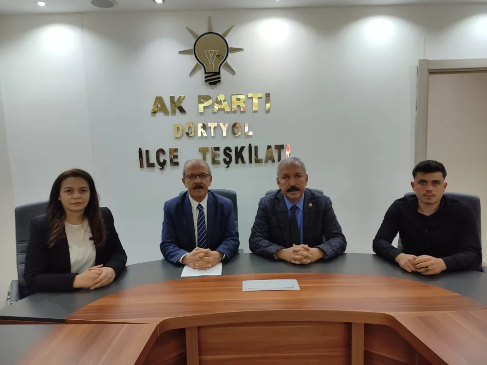 AK PARTİ DÖRTYOL İLÇE BAŞKANI OSMAN GÖRGEN GÖREVİNDEN İSTİFA ETTİ