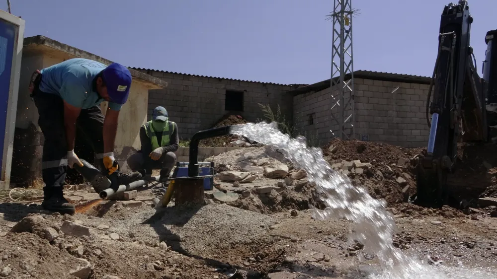 ÇAKIRYİĞİT MAHALLESİ’NDE İÇME SUYU KAPASİTESİ ARTTIRILDI