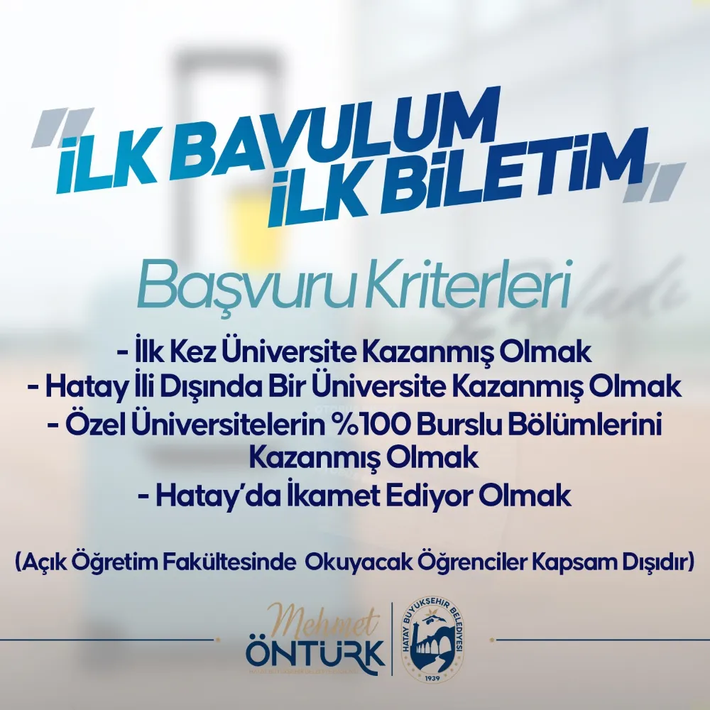 “İLK BAVULUM İLK BİLETİM PROJESİ” BAŞLADI