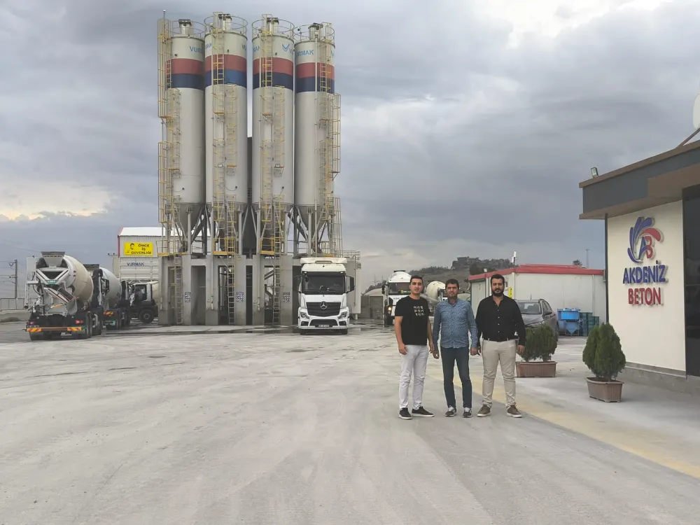 BÖLGENİN KALKINMASINA KATKI SAĞLAYAN AKDENİZ BETON