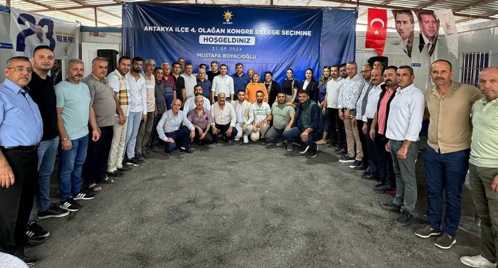 AK PARTİ HATAY İL BAŞKANLIĞI, DELEGE SEÇİMLERİNİ GERÇEKLEŞTİRDİ