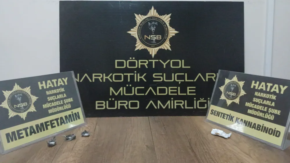 DÖRTYOL’DA CUMHURİYET BAŞSAVCILIĞI KOORDİNESİNDE UYUŞTURUCU OPERASYONU