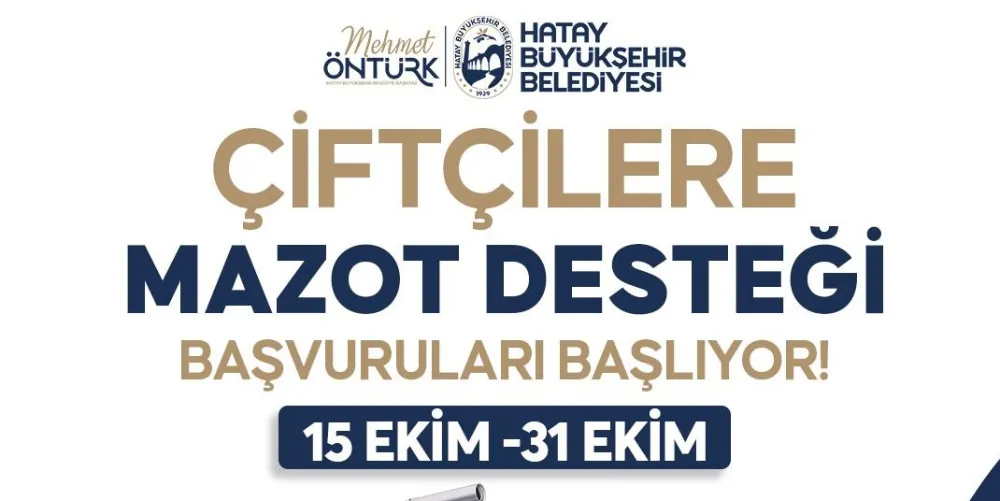 HBB’DEN ÇİFTÇİLERE MAZOT DESTEĞİ