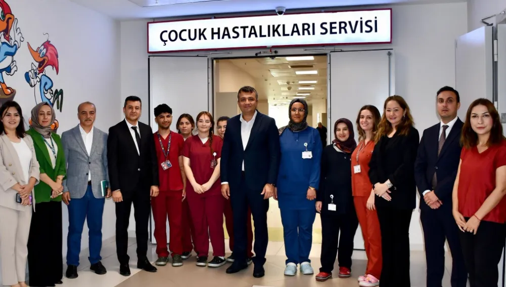 DÖRTYOL KAYMAKAMI MEHMET KEKLİK, DEVLET HASTANESİNE ZİYARET ETTİ