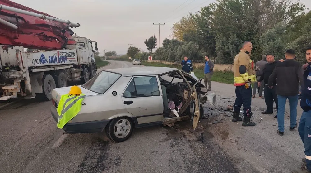 ERZİN YUKARIBURNAZ MEVKİİNDE TRAFİK KAZASI MEYDANA GELDİ