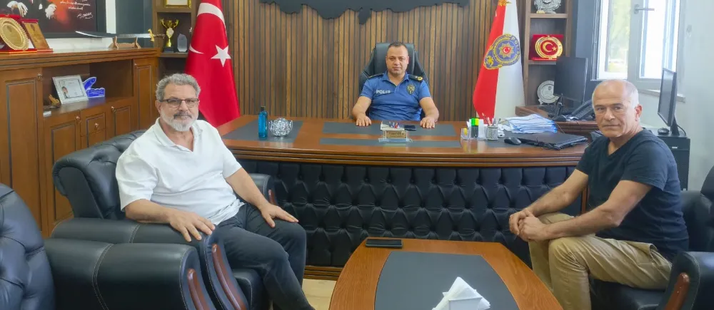 DGC’DEN ERZİN İLÇE EMNİYET MÜDÜRÜ HASAN GÜN’E ZİYARET