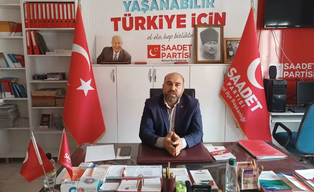 SAADET PARTİSİ DÖRTYOL İLÇE BAŞKANI ÇİÇEK’TEN CEVDET YILMAZ’A İRONİK ELEŞTİRİ