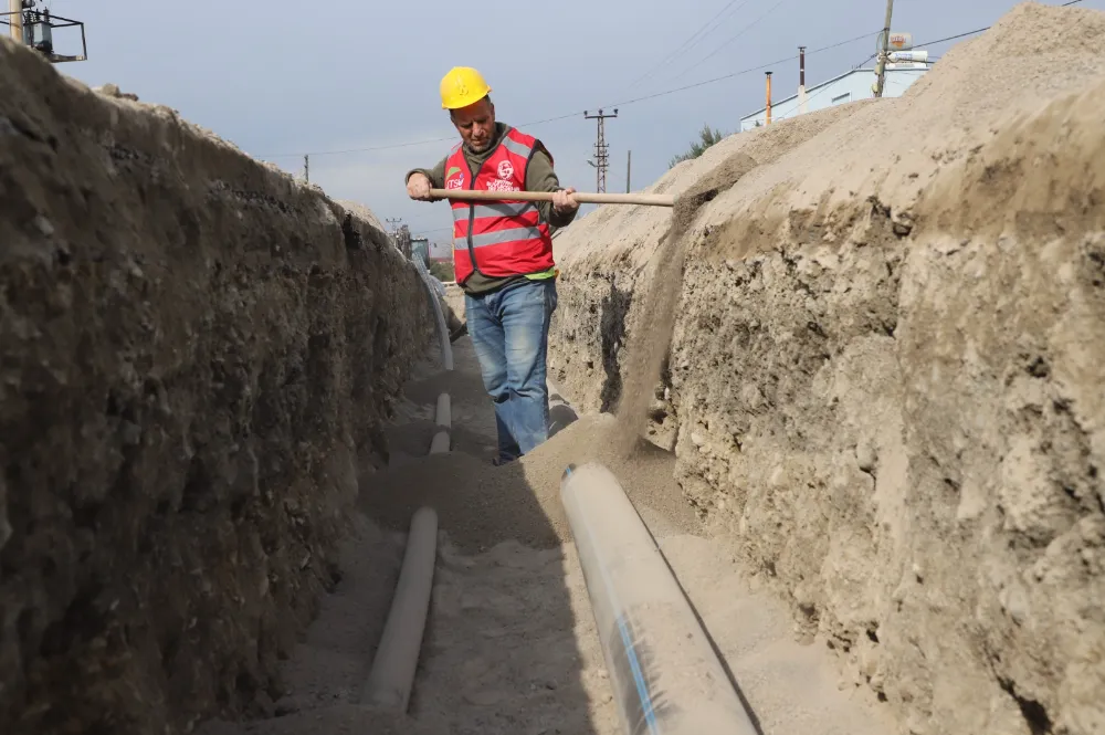 PAYAS İÇME SUYU PROJESİ, TAM GAZ DEVAM EDİYOR