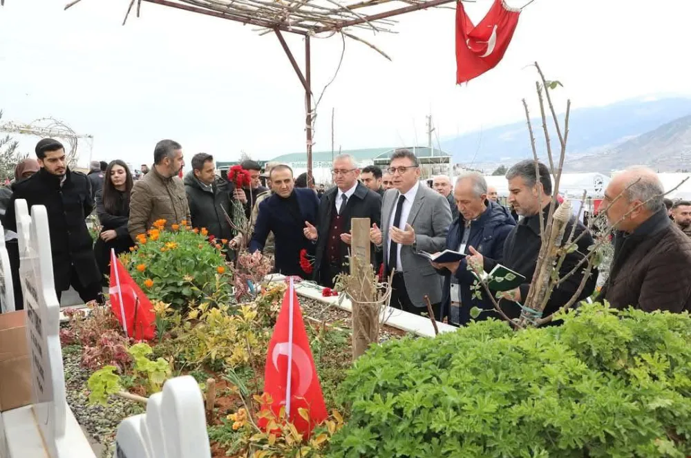 İSKENDERUN PROTOKOLÜ DEPREM ŞEHİTLERİMİZİ ANDI 