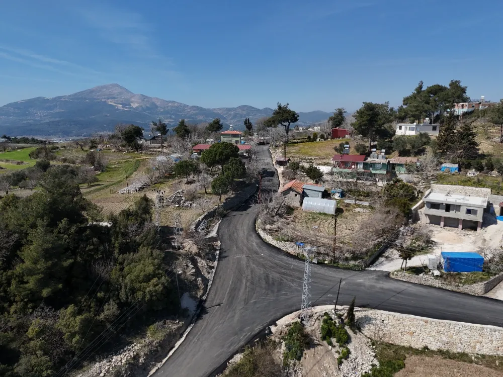 BÜYÜKŞEHİR YOL ÇALIŞMALARINDA HIZ KESMİYOR