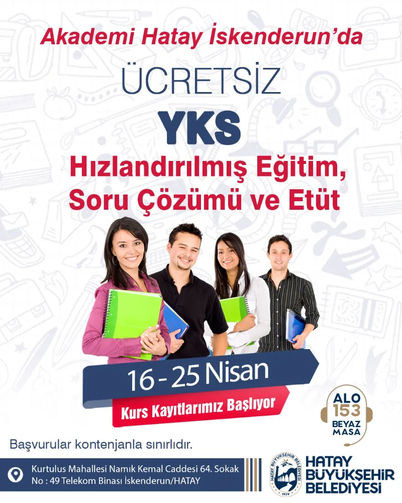 HBB, HIZLANDIRILMIŞ YKS ÜCRETSİZ KURSU