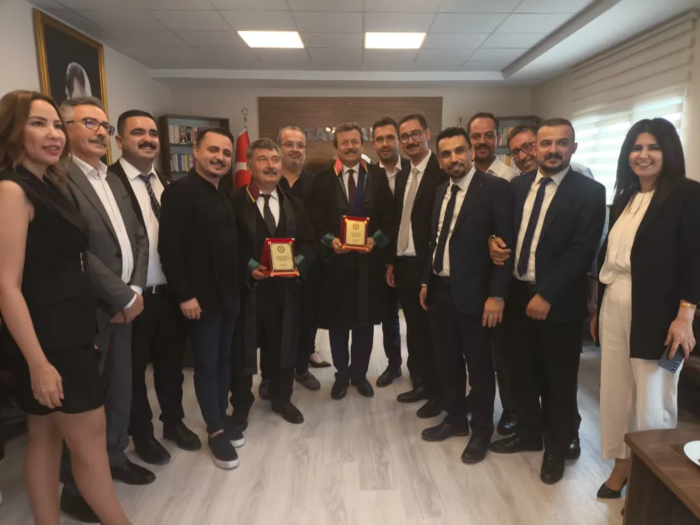 DÖRTYOL ADLİYESİNDE AVUKATLAR ODASININ AÇILIŞINI TÜRKİYE BAROLAR BİRLİĞİ BAŞKANI YAPTI