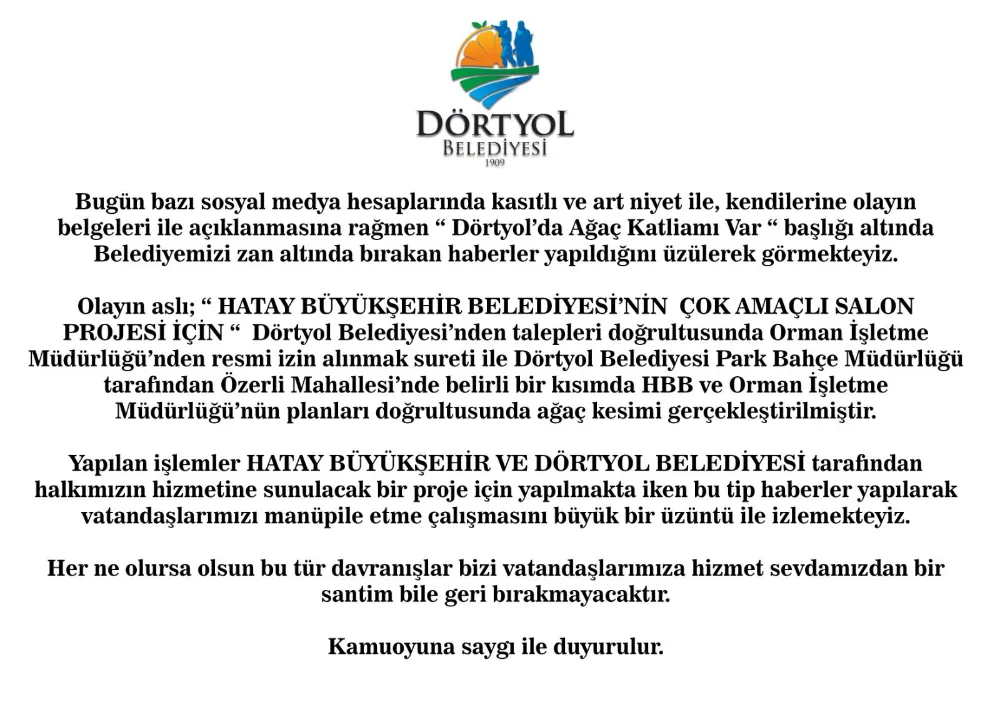 DÖRTYOL BELEDİYESİ