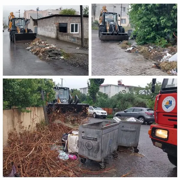 DÖRTYOL BELEDİYESİ PARK VE YOLLARDAKİ TEMİZLİK HİZMETİLERİNE HIZ VERDİ