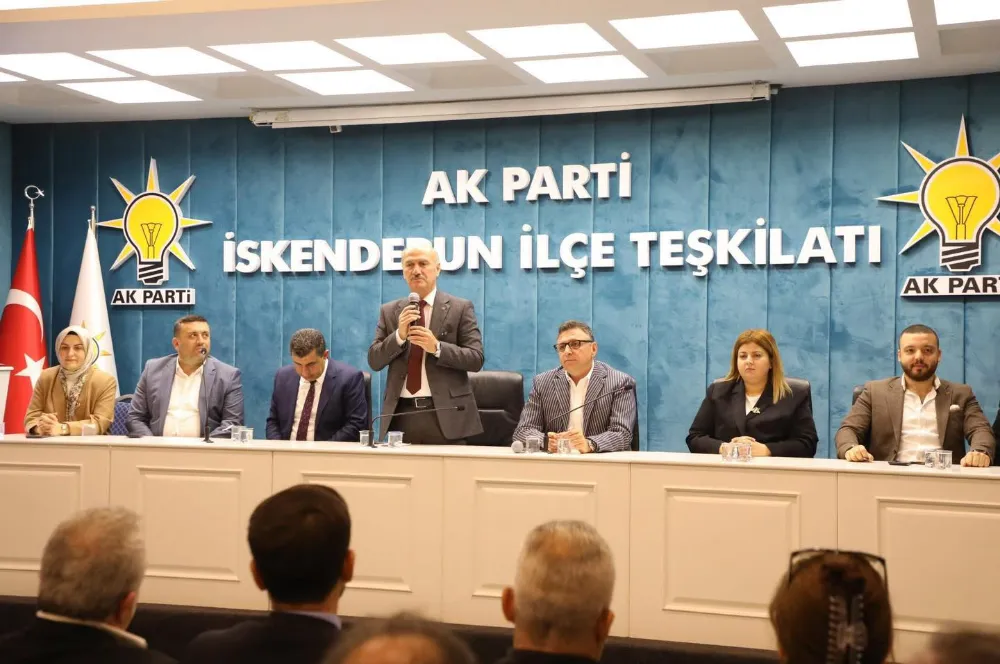 AK PARTİ HATAY İL KOORDİNATÖRÜ RASİM ERDOĞMUŞ İSKENDERUN’DA PARTİLİLERLE BULUŞTU