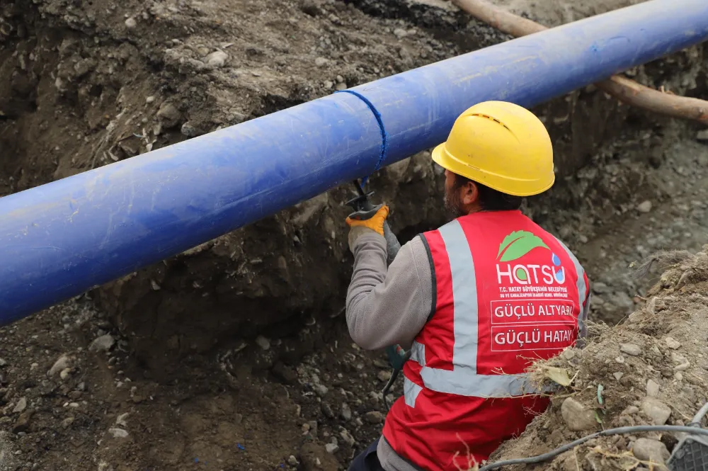 DÖRTYOL’DA ŞEBEKE YENİLEME ÇALIŞMALARI SÜRÜYOR